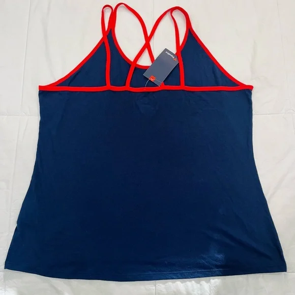 Cleveland Indians Fanatics Women's Plus Size Scoop Neck Navy Tank Top XXL NWT - Picture 4 of 7